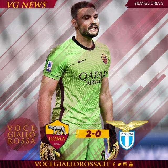 #IlMiglioreVG - Daniel Fuzato è il man of the match di Roma-Lazio 2-0. GRAFICA!