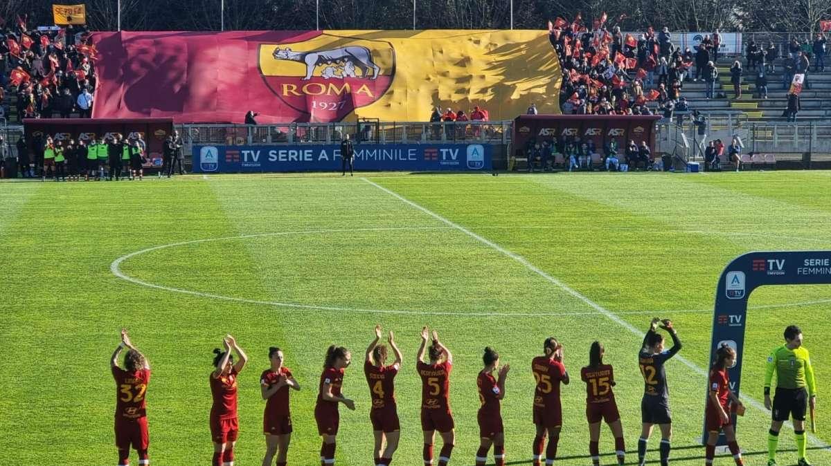 Serie A Femminile - Roma-Lazio 3-2: le giallorosse vincono il primo Derby della Capitale 