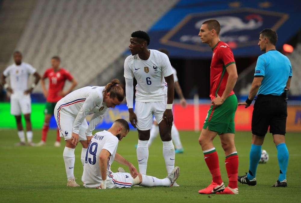 Amichevole Francia-Bulgaria: si infortuna Benzema
