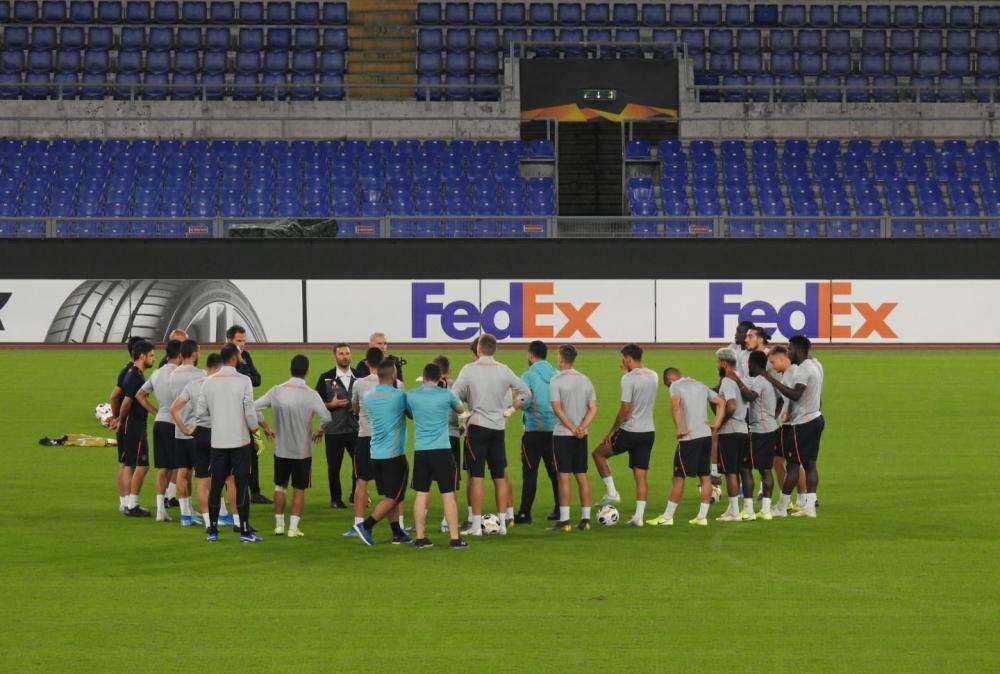 OLIMPICO - Termina la rifinitura dell'Istanbul Basaksehir, assenti Robinho e Inler. VIDEO!