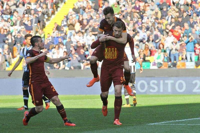 L'esultanza di Dzeko. FOTO!