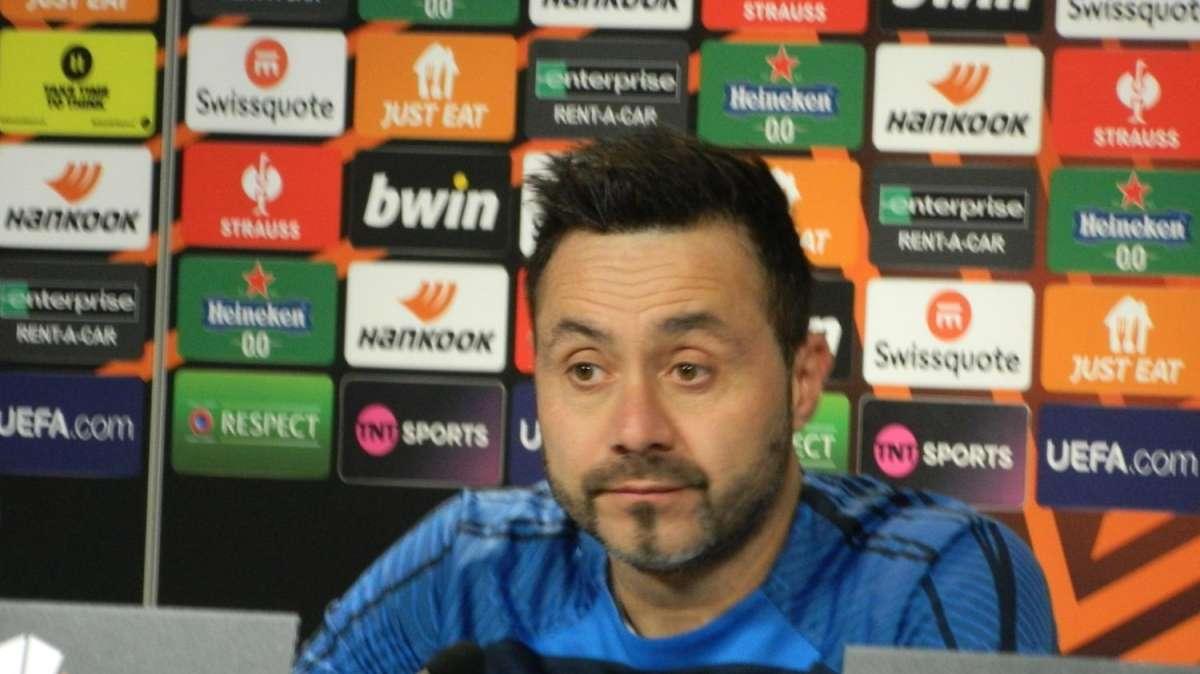 Conferenza stampa - Brighton, De Zerbi: "Dobbiamo crederci ma soprattutto giocare meglio. Il 4-0 dell'Olimpico ci fa ancora male"