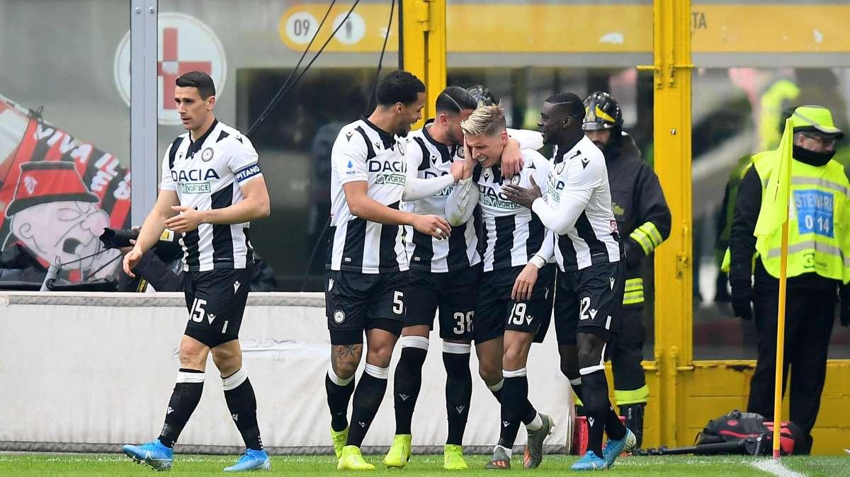 Udinese, seduta atletica e partitella a tema a campo ridotto