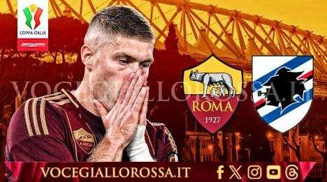 Roma-Sampdoria 4-1 - Dovbyk, Baldanzi e Shomurodov regalano i quarti di Coppa Italia ai giallorossi 