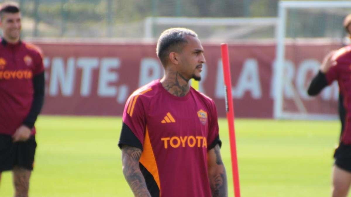 Il lavoro all'antivigilia della gara contro l'Atalanta: ok Mancini, ancora out Wesley