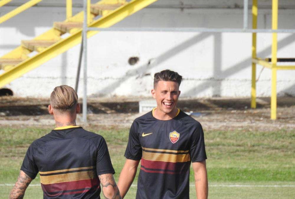 Latina-Roma, il riscaldamento - La photogallery