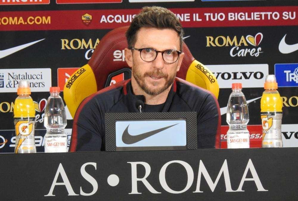 TRIGORIA - Di Francesco: "Infortunati? Forse Dzeko e De Rossi in panchina. Zaniolo non sarà riproposto in attacco. Mi sento sempre in discussione. Mercato? Sarà fatto qualcosa, è inevitabile"