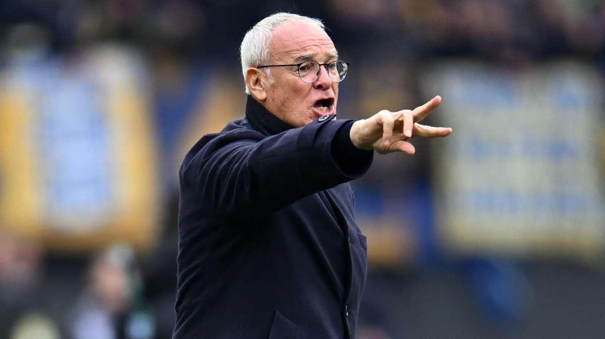 Ranieri: "Il rigore c'era, non so perché il Bologna si lamenti. Dobbiamo giocare con più ritmo"