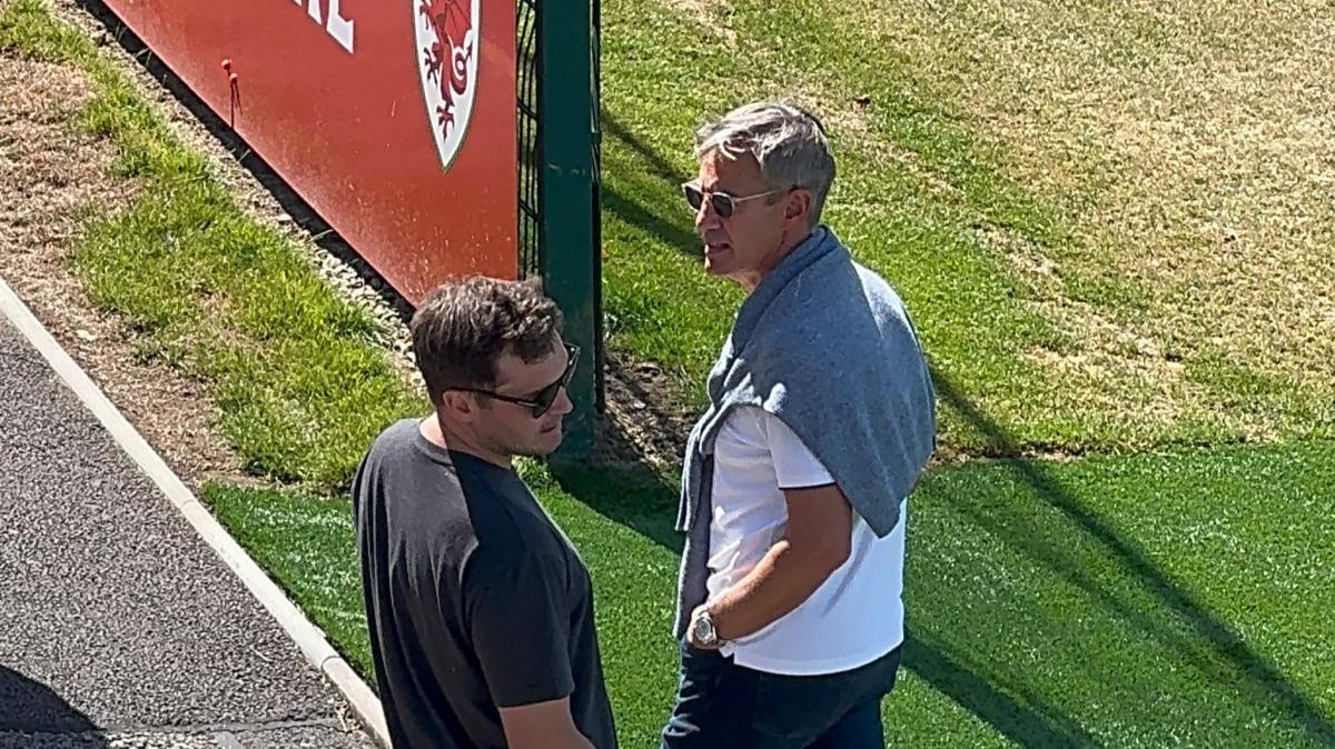 Ryan Friedkin e il CEO Galantic presenti a bordo campo per assistere all'allenamento. VIDEO!
