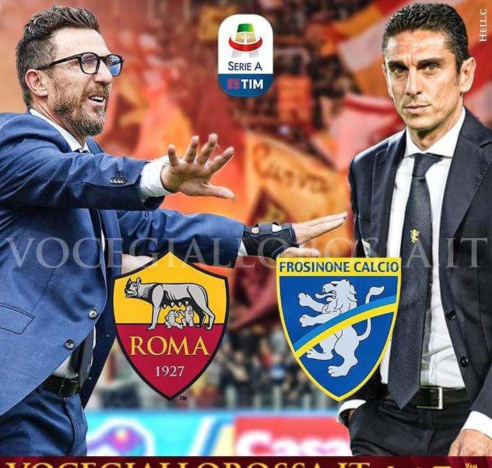Roma-Frosinone - La copertina. GRAFICA!