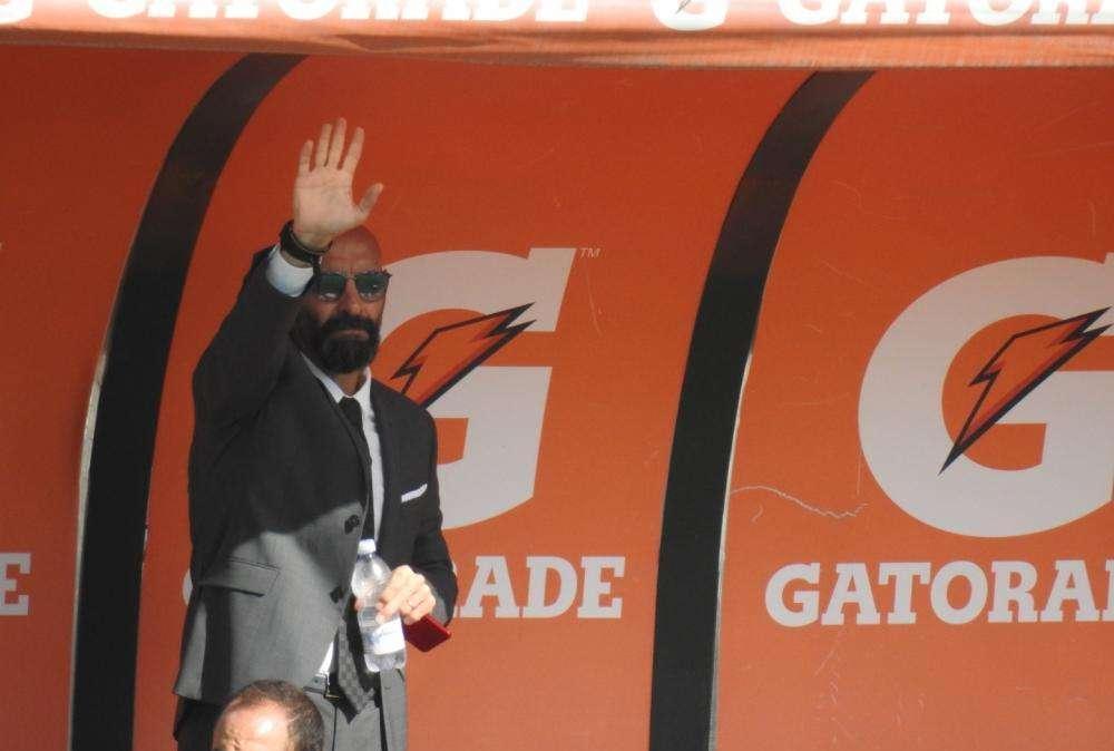 Applausi dei tifosi per Monchi. FOTO!
