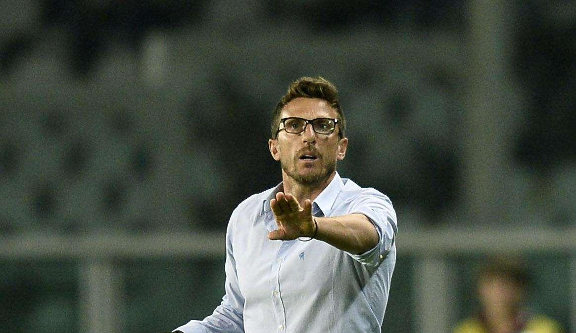 Sassuolo, Di Francesco: "Partita non facile per noi e per loro. Garcia ha fatto un grande lavoro finora"