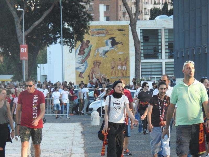 Roma-Porto - La photogallery dei tifosi