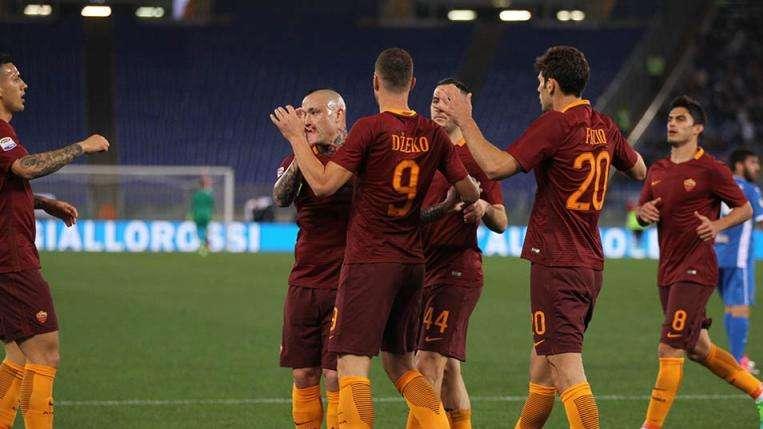 Roma-Empoli 2-0 - Una doppietta di Dzeko regala i 3 punti ai giallorossi. FOTO!