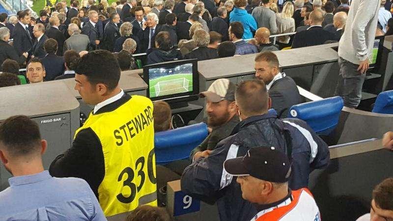Daniele De Rossi presente all'Olimpico per Italia-Norvegia. FOTO!