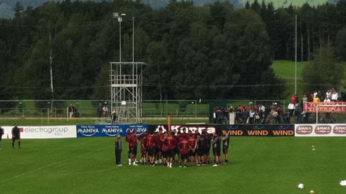 Prossimo allenamento domani mattina; domenica concesso giorno di riposo
