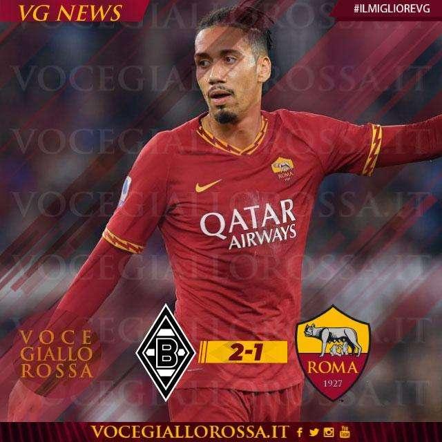 #IlMiglioreVG - Chris Smalling è il man of the match di Borussia Mönchengladbach-Roma 2-1. GRAFICA!