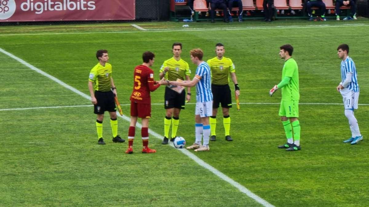 PRIMAVERA 1 - AS Roma vs SPAL 2013 4-1 - Poker giallorosso con Cherubini, Tahirovic, Rocchetti e Voelkerling. Espulso Morichelli. FOTO!