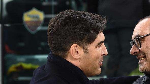 Juventus, Sarri: "La Roma può metterti in difficoltà, buon primo tempo da parte nostra"