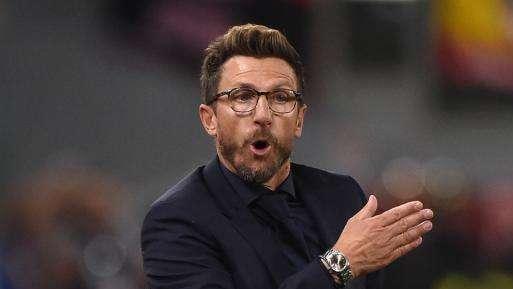 Di Francesco: "Dzeko ha giocato per la squadra. Serve creare entusiasmo. Florenzi sarà un valore aggiunto in tutti i ruoli, Pellegrini è un calciatore fondamentale"