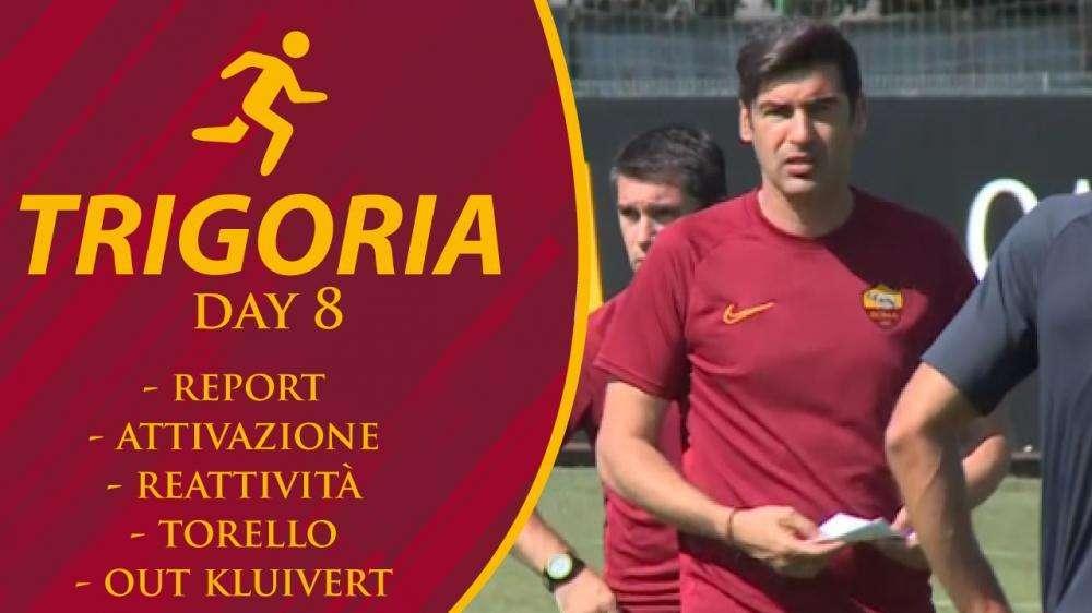 Trigoria, day 8: il report dell'allenamento. VIDEO!