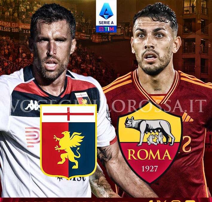Genoa-Roma - La copertina del match. GRAFICA!