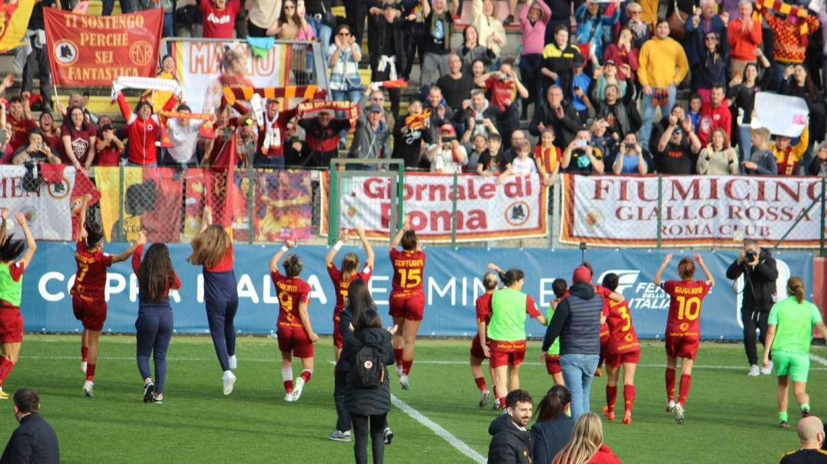 Coppa Italia Femminile - Roma-Milan 3-1 - Giallorosse in finale al termine di una gara al cardiopalma: decide Losada. FOTO!