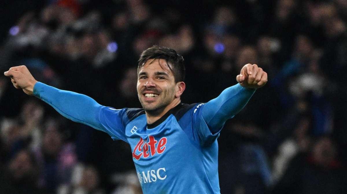 Napoli, Simeone: "Abbiamo fatto una grande partita con una squadra forte. Non mi sentivo bene ma ho dato tutto"