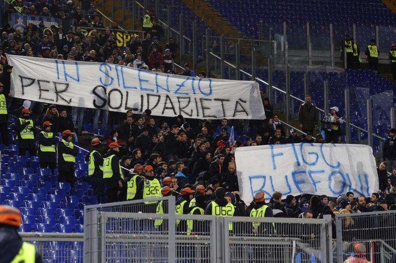 Roma-Inter, Nord nerazzurra assente per solidarietà ai tifosi giallorossi. Il precedente del 2014...