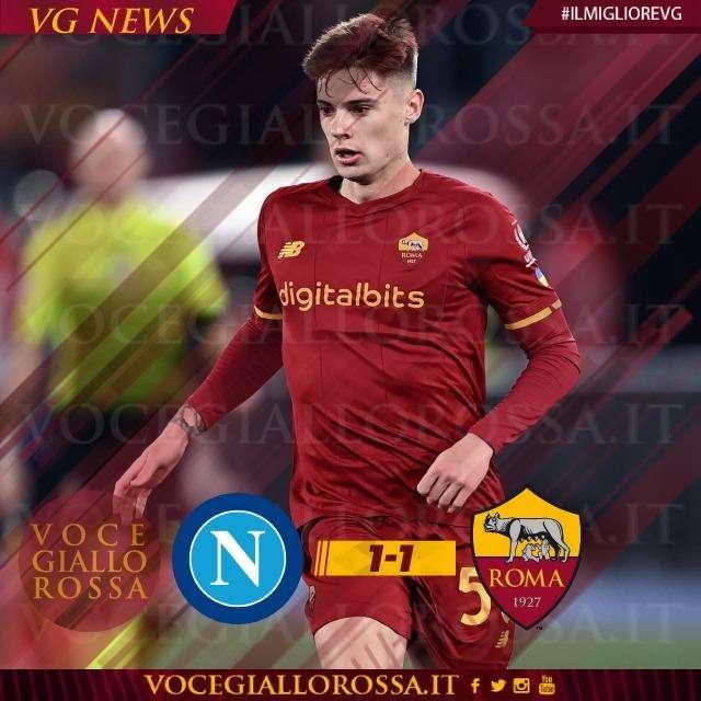 #IlMiglioreVG - Nicola Zalewski è il man of the match di Napoli-Roma 1-1. GRAFICA!