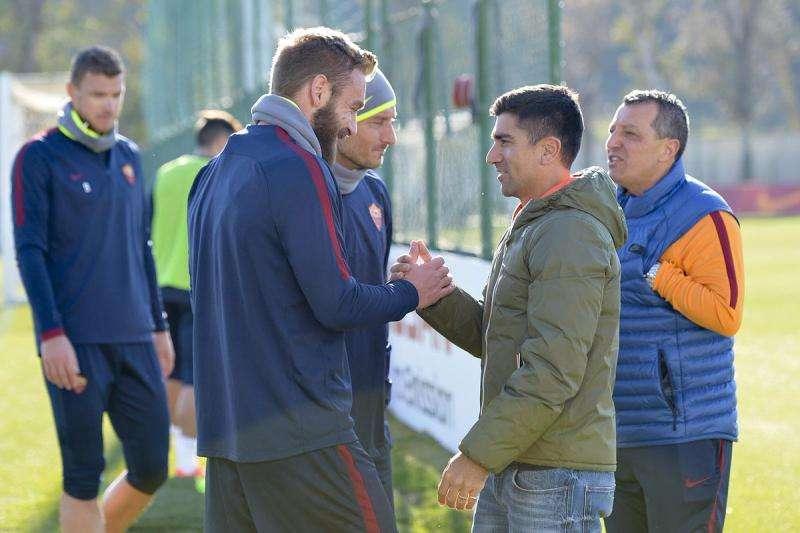 Pizarro in visita a Trigoria: "Dzeko? Contento che stia segnando. Spalletti sta facendo un grande lavoro"