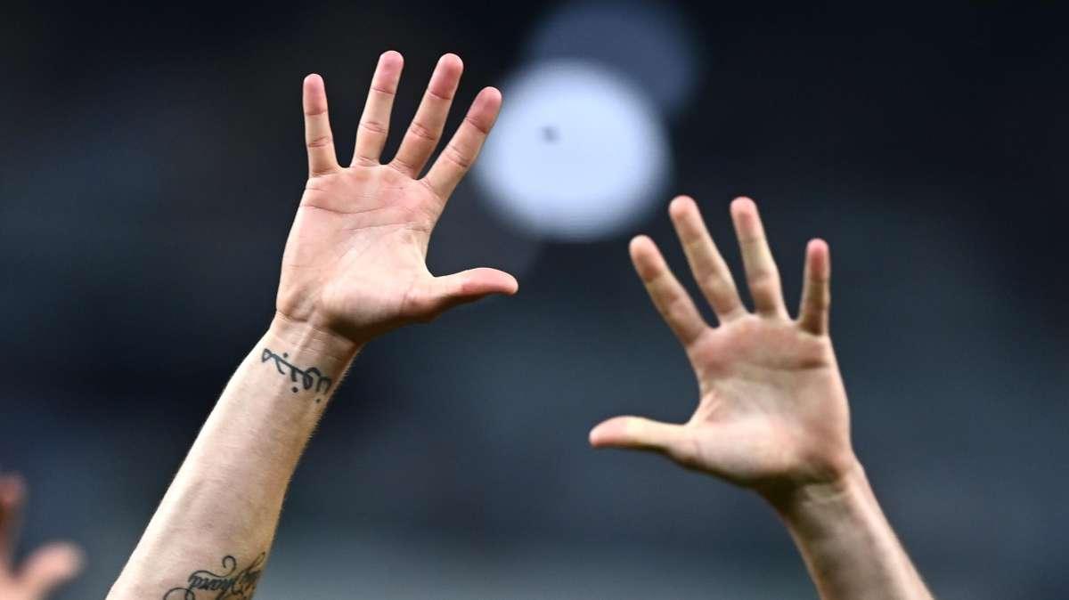 La gioia di Cristante: "La coppa è nostra!"