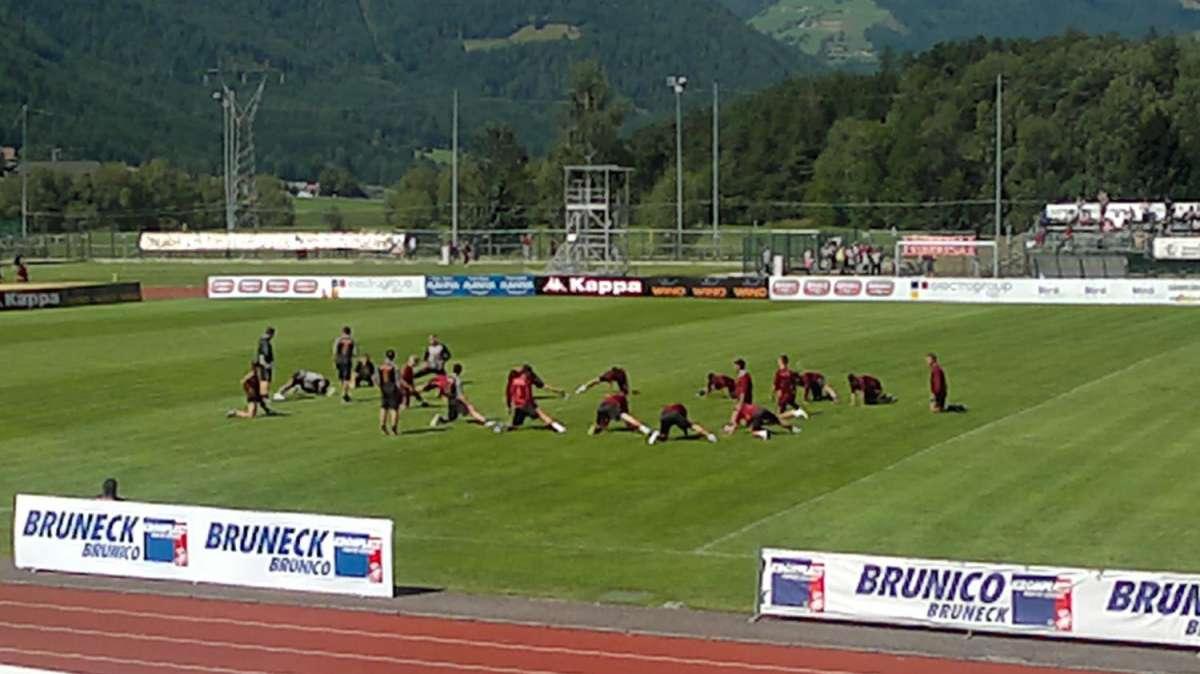 RISCONE - Ultimo allenamento prima di Innsbruck. Assenti Julio Sergio, Juan, Cicinho, De Rossi, Perrotta e Bertolacci FOTO!