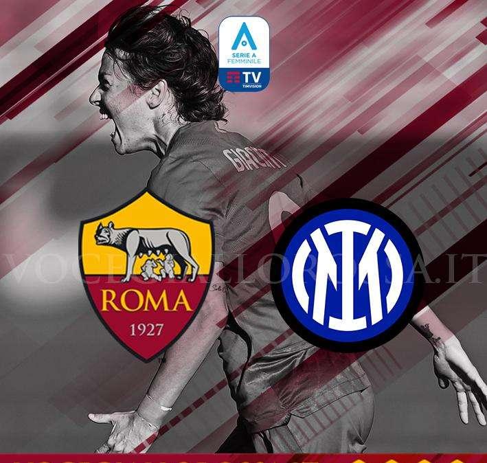 Serie A Femminile - Roma-Inter - La copertina del match. GRAFICA!