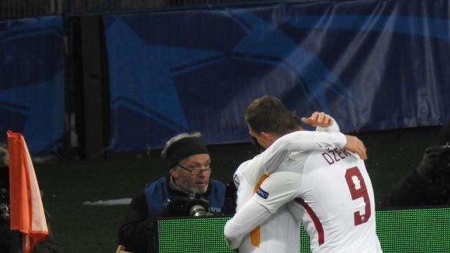 L'esultanza al gol di Ünder. FOTO!