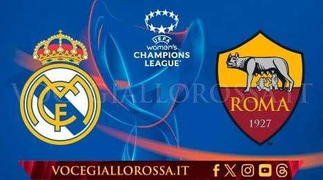 Women's Champions League - Real Madrid-Roma - La copertina del match. GRAFICA!