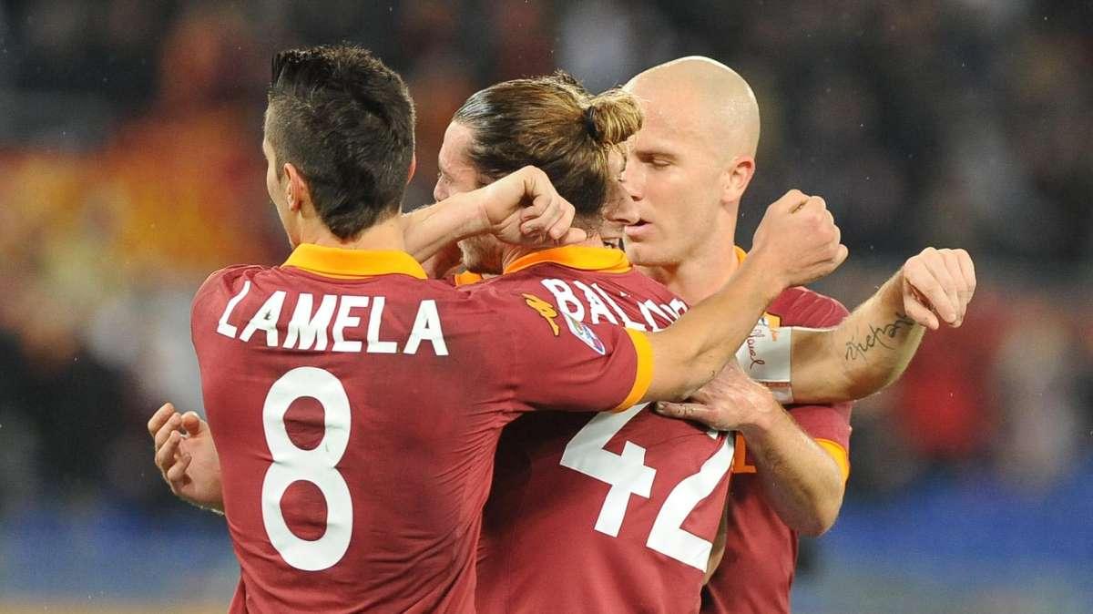 La Roma non risente delle assenze di Totti e De Rossi e conquista la vittoria nella neve di Bergamo