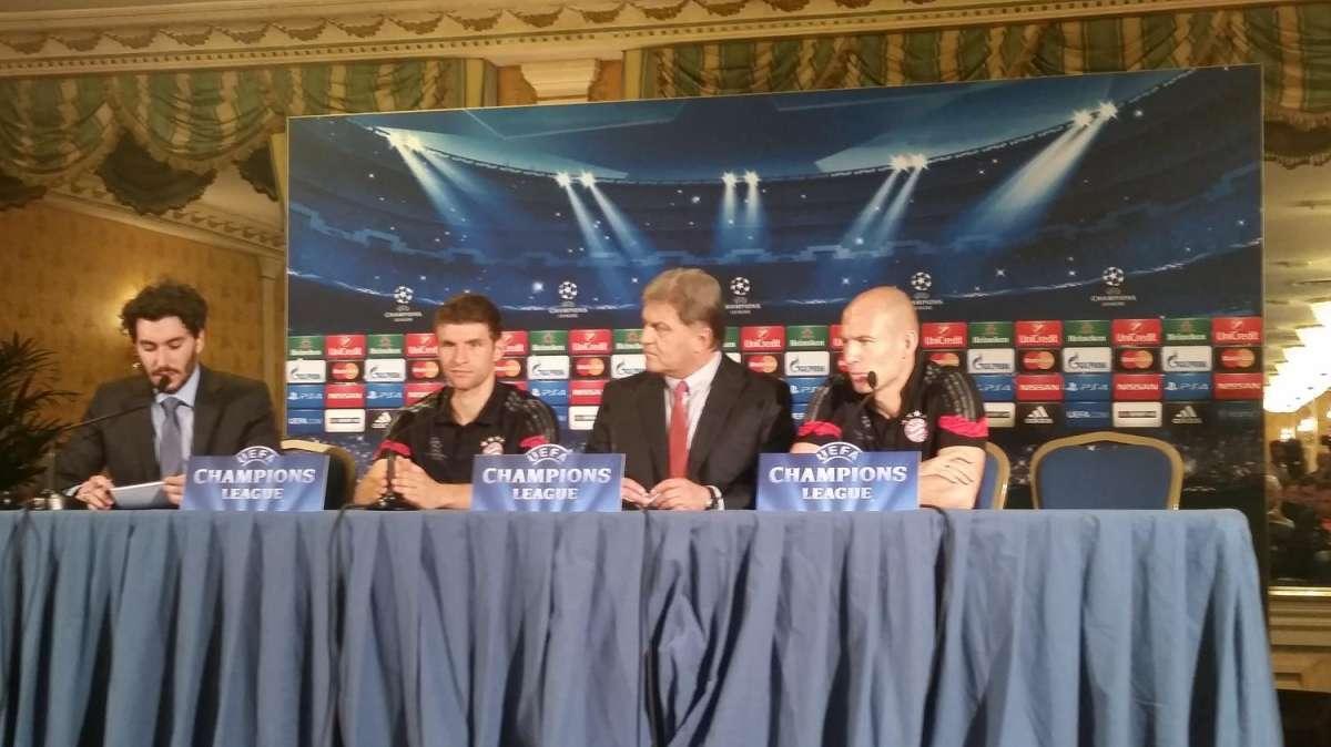 PARCO DEI PRINCIPI - Guardiola: "Un piacere veder giocare la Roma". Robben: "La Roma gioca il miglior calcio in Italia". Muller: "Totti una leggenda a livello mondiale". FOTO!