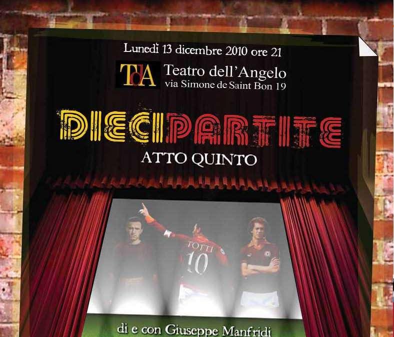 Teatro dell'Angelo: lunedì 13 dicembre Real-Roma 1-2