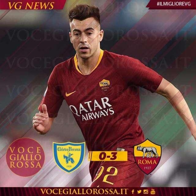 IlMiglioreVG - El Shaarawy è il man of the match di Chievo-Roma 0-3. GRAFICA!