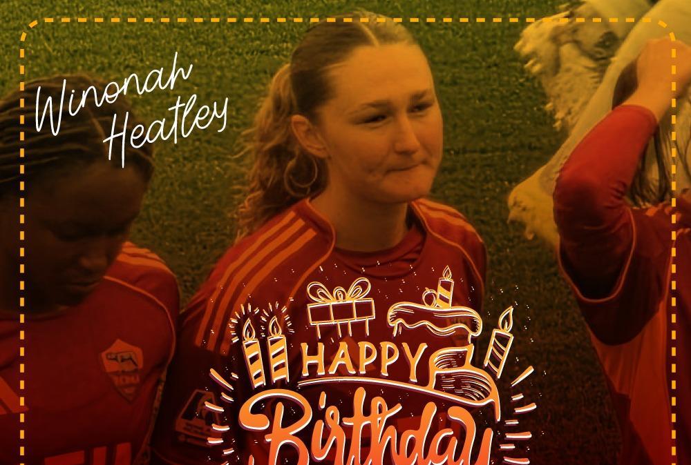 La prima calciatrice australiana a vestire la maglia della Roma: tanti auguri Winonah. GRAFICA!