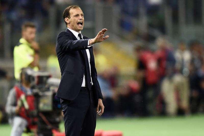 Juventus, Allegri: "Domani dobbiamo festeggiare lo scudetto. Roma? Bisogna vincere e pensare a noi stessi"