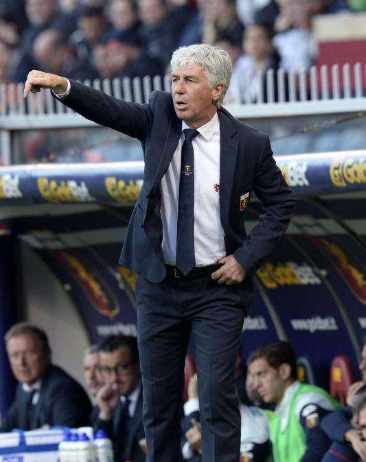 Genoa, Gasperini: "La punizione sul gol di Totti non c'era, vedete voi. Il loro primo gol è stato fantastico"