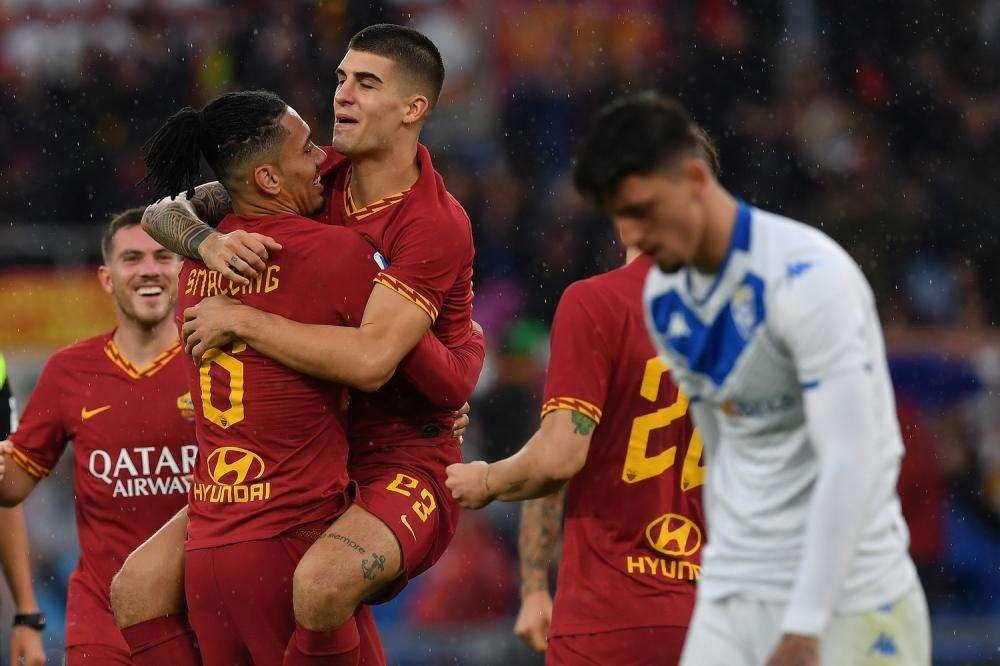 Roma-Brescia 3-0 - Da Zero a Dieci - Un'altra vittima per Dzeko, il record difensivo e i dribblomani giallorossi