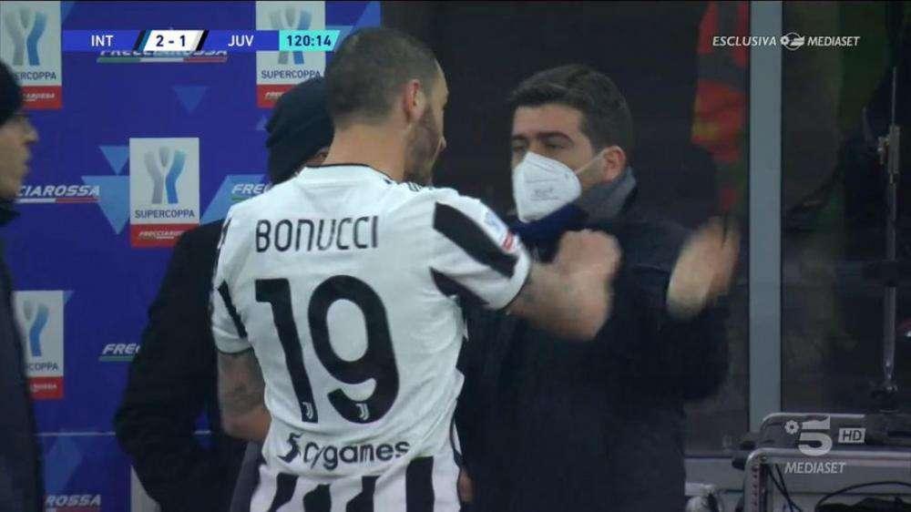 Lite con un dirigente dell'Inter, multa di 10.000 euro a Bonucci