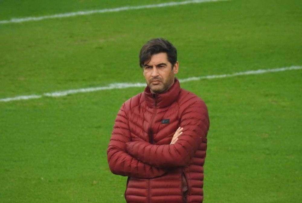 TRIGORIA - Rifinitura pre Gent. Riscaldamento e torello, assente Çetin, Diawara in gruppo. Lungo colloquio Fonseca-Pau Lopez. FOTO! VIDEO!