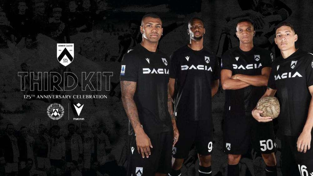 Udinese: una maglia speciale celebra i primi 125 anni del club