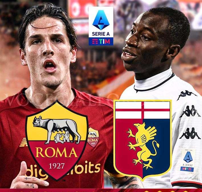 Roma-Genoa - La copertina del match. GRAFICA!