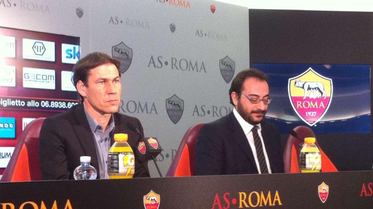 TRIGORIA - Garcia: "Dichiarazioni sullo scudetto? Dette apposta. Domani è una finale, se vinciamo siamo in Champions". FOTO! AUDIO!
