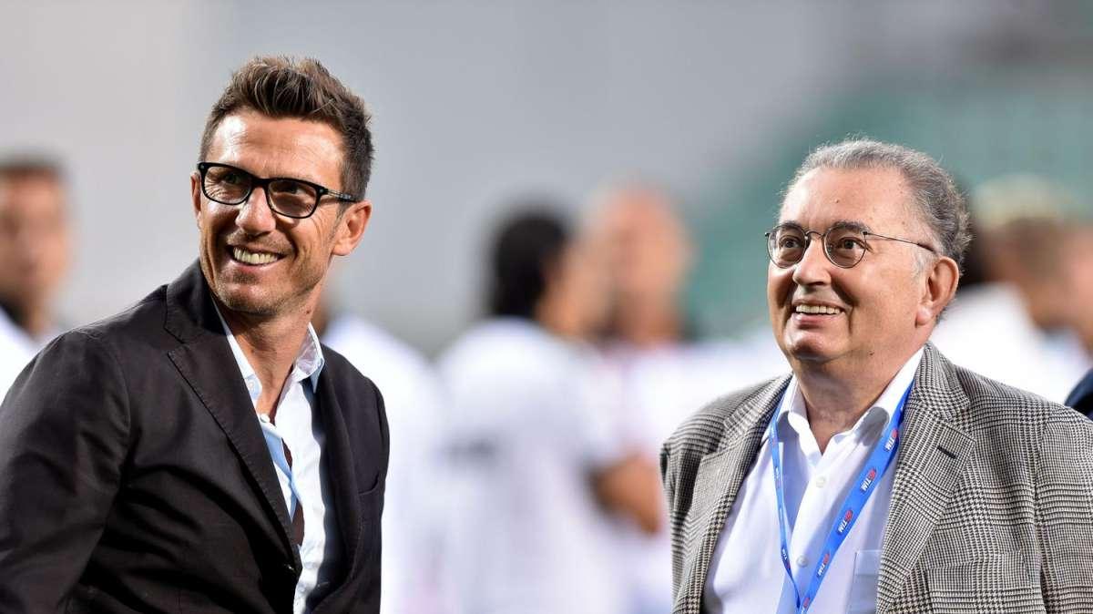Sassuolo, Squinzi: "Veniamo a Roma per un pareggio"